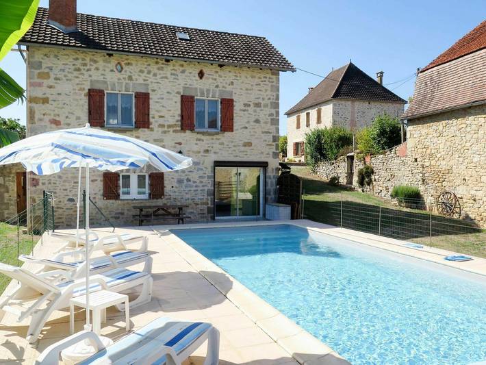 Maison de vacances pour 5 personnes, avec jardin, animaux acceptés à Loubressac