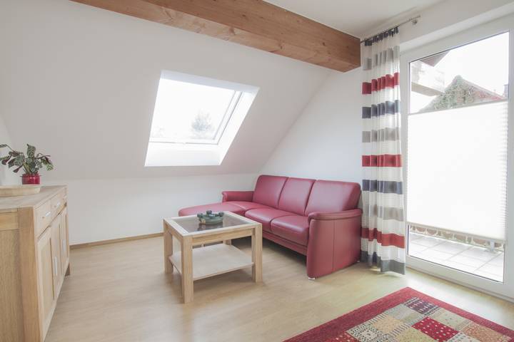 Ganze Ferienwohnung, Ferienwohnung Peukert - Ferienwohnung Peukert, 68qm, Balkon, 2 Schlafzimmer, max. 4 Personen in Ruttersdorf-Lotschen, Saaleland