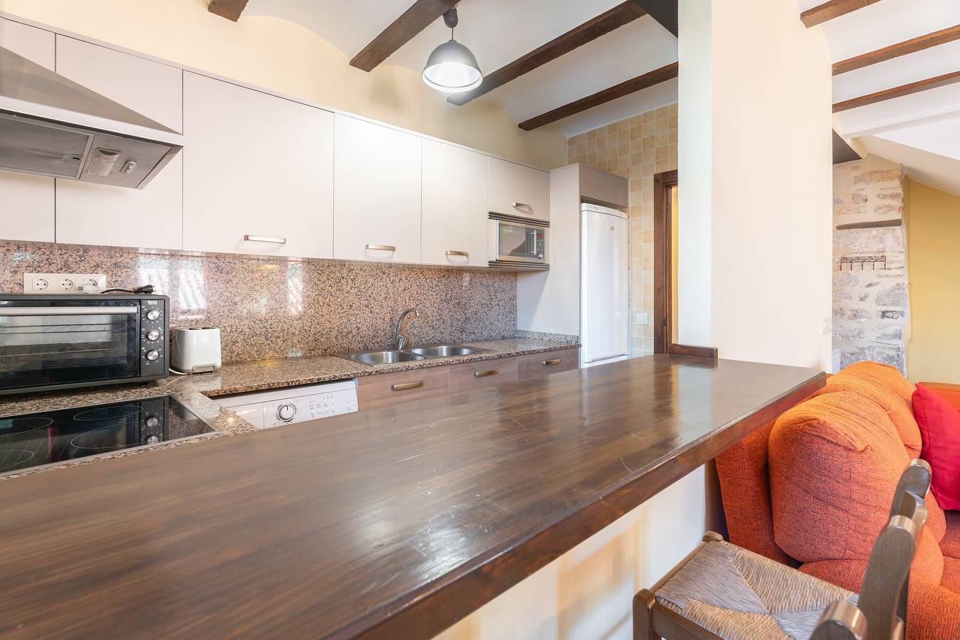 Ganze Wohnung, Ferienwohnung "Casa El Cojo 2C" mit Bergblick, Balkon und Wlan in Alcalá de la Selva, Teruel und Umgebung
