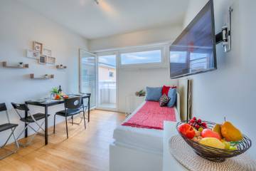 Ferienwohnung für 2 Personen, mit Balkon in Lugano