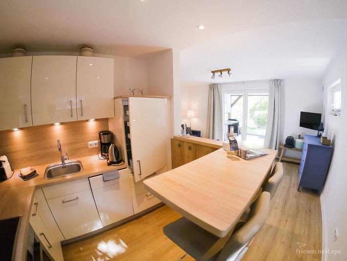 Ganze Wohnung, Schöne 1-Raum Ferienwohnung mit Gartenanteil und Strandkorb im Ortsteil Ording in St. Peter-Bad, St. Peter-Ording