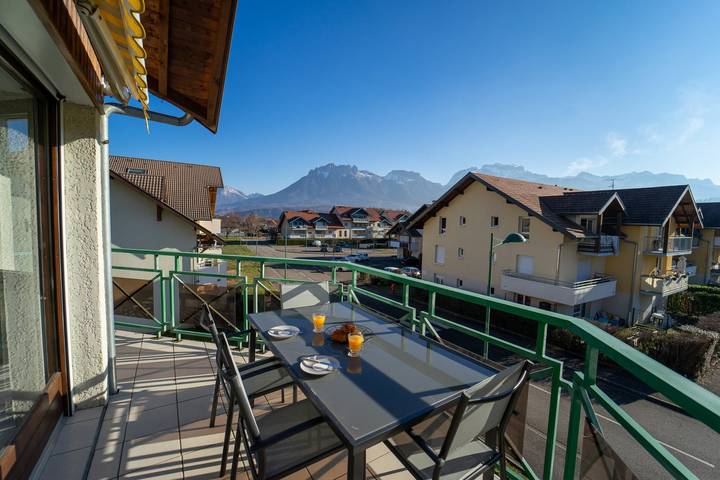 Gîte pour 6 personnes, avec Balcon à Saint-Jorioz