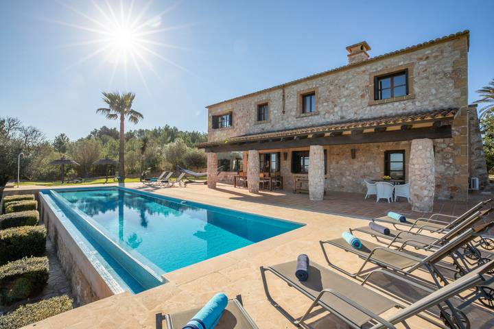 Finca für 10 Personen, mit Garten und Pool sowie Whirlpool auf Mallorca Osten