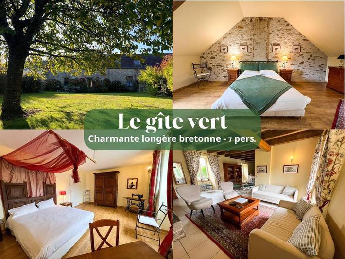 Location de vacances pour 7 personnes, avec Terrasse ainsi que Jardin et Vue à Missillac