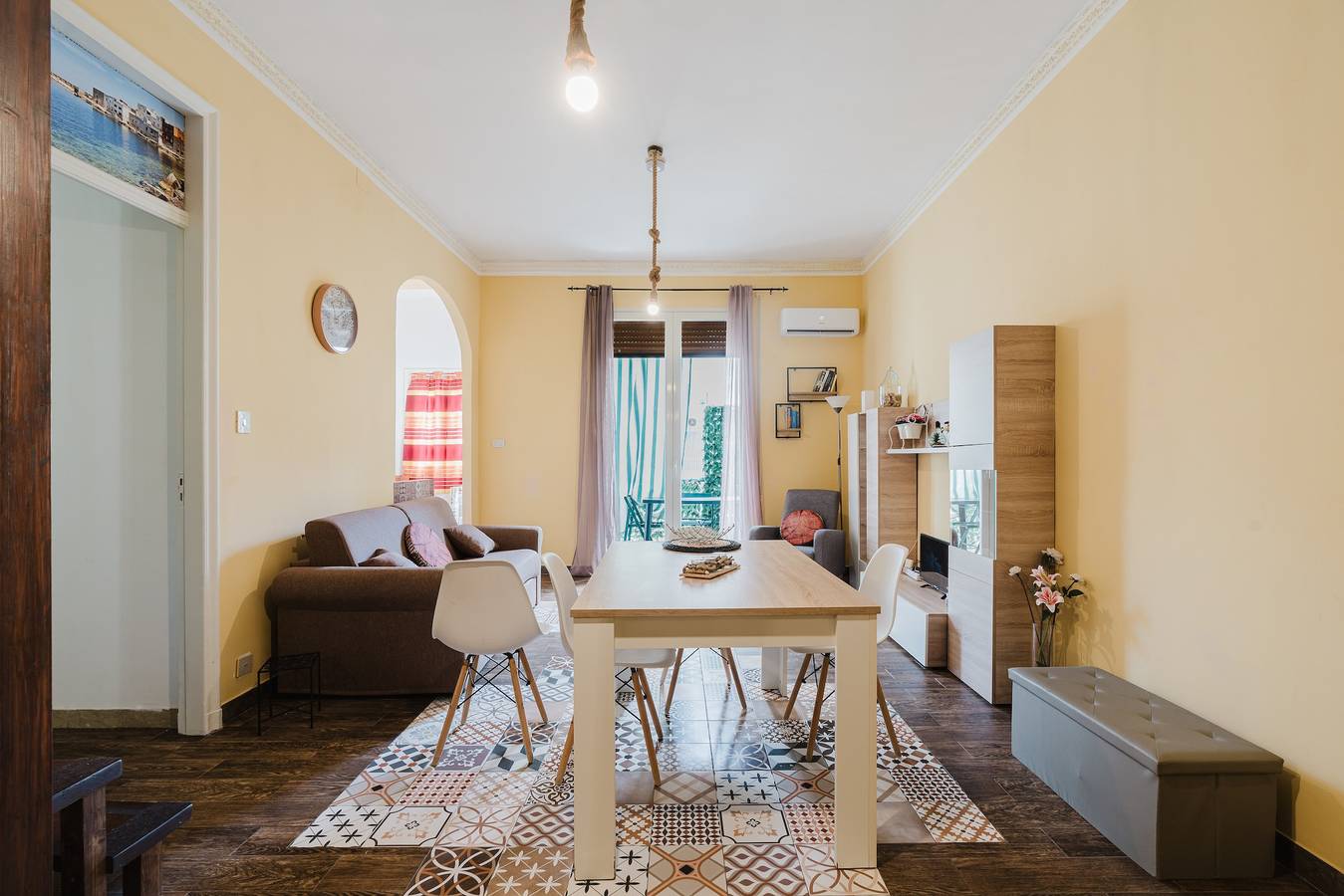 Apartamento entero, Apartamento 'L'eleganza Del Riccio' con vistas al mar, Wi-Fi y aire acondicionado in Trapani, Provincia de Trapani