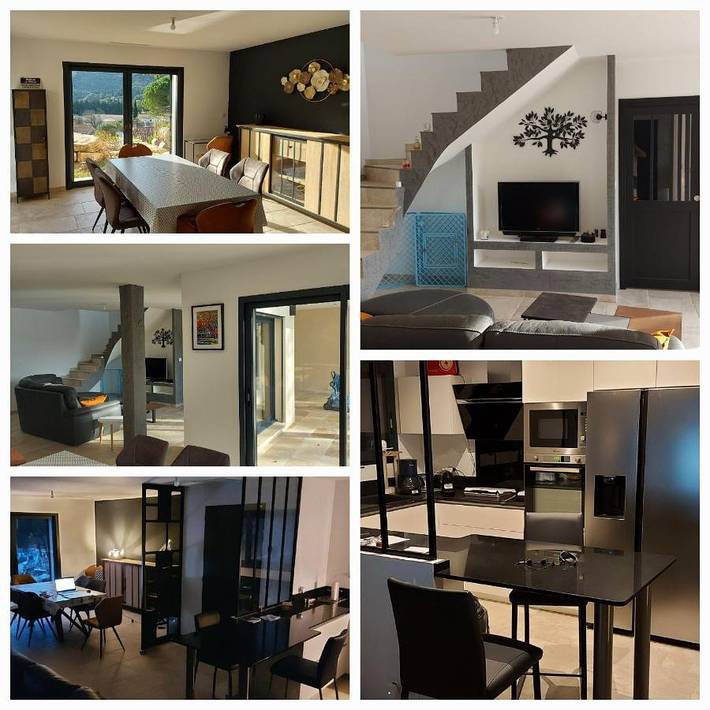 Location de vacances pour 8 personnes, avec vue ainsi que piscine et jardin, animaux acceptés à Gaujac - 3