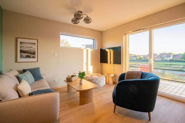 Gîte pour 4 personnes, avec Balcon et Terrasse à Saasenheim