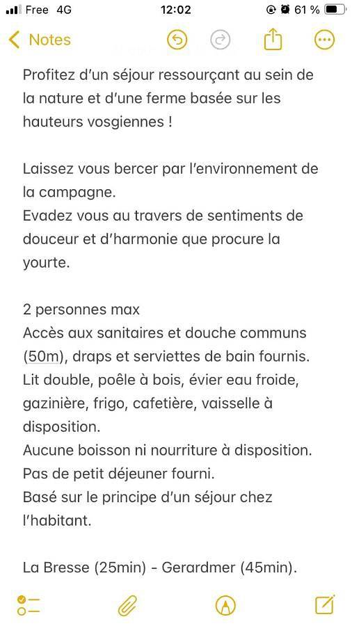 Location de vacances pour 2 personnes, avec terrasse et vue à Ramonchamp - 2