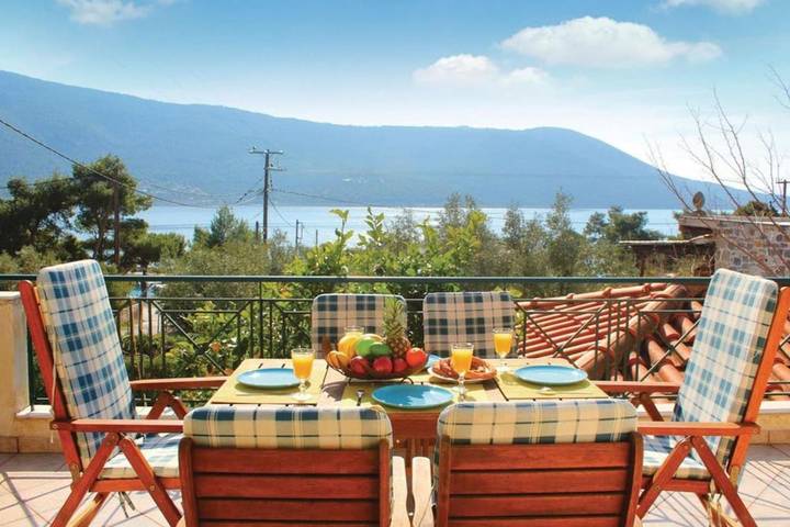 Maison de vacances pour 4 personnes, avec Balcon et Terrasse ainsi que Jardin et Vue