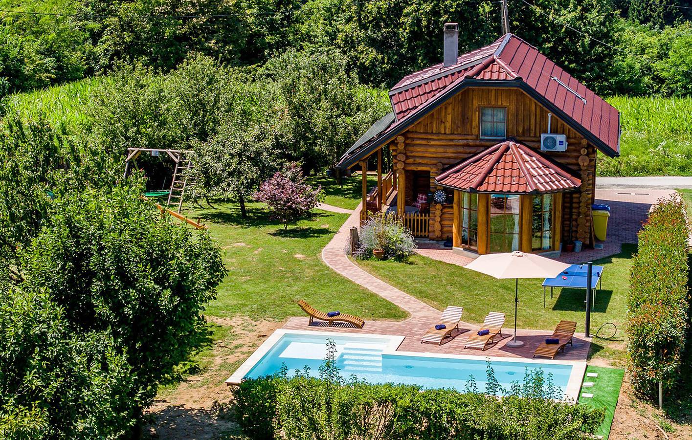 Modernes Apartment mit 2 Schlafzimmern, Pool und Terrasse in der Nähe des Stadtzentrums von Ludbreg in Ludbreg, Varazdin