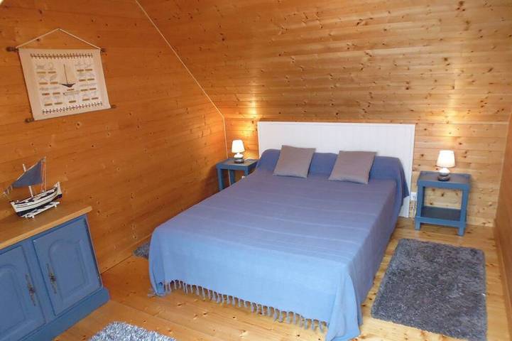Chalet Am Meer- in Strandnähe Meerblick, WIFI, Fahrräder, Garten, Terrasse in Plozévet, Quimper und Umgebung
