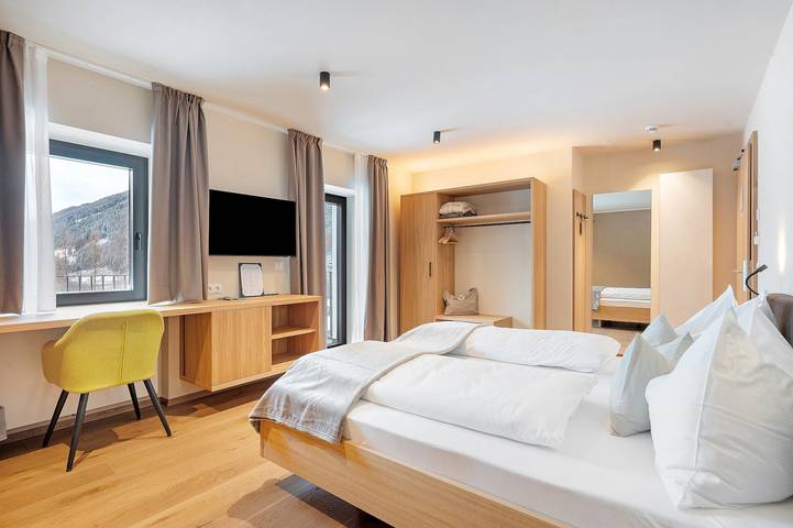 Hotel Murrer 3S Double Room 205 with Mountain View, Spa and Wellness Area in Sarnvalley, Sarntal Alps