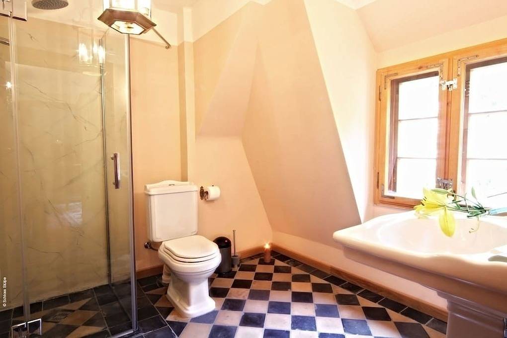 Blaues Zimmer - Schlossblick in Nuthe-Urstromtal, Teltow-Fläming