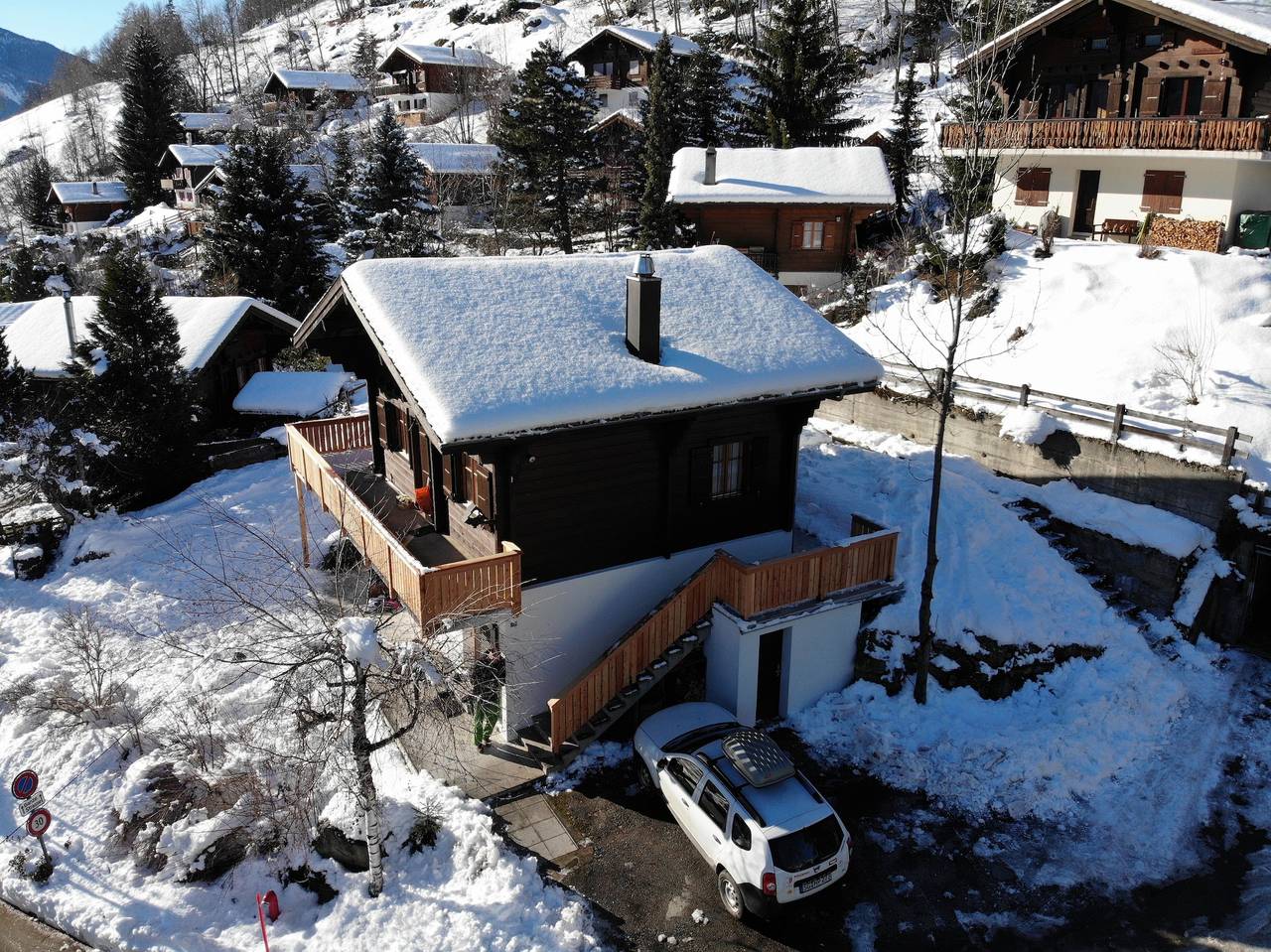 Ganze Ferienwohnung, Chalet "Sternschnuppe" in Fiesch, Aletsch Arena