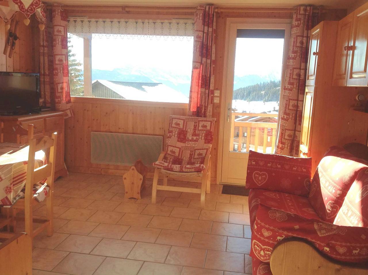 Appartement entier, Appartement confortable à Hauteluce, 33 m² avec vue in Les Saisies, Région d'Albertville