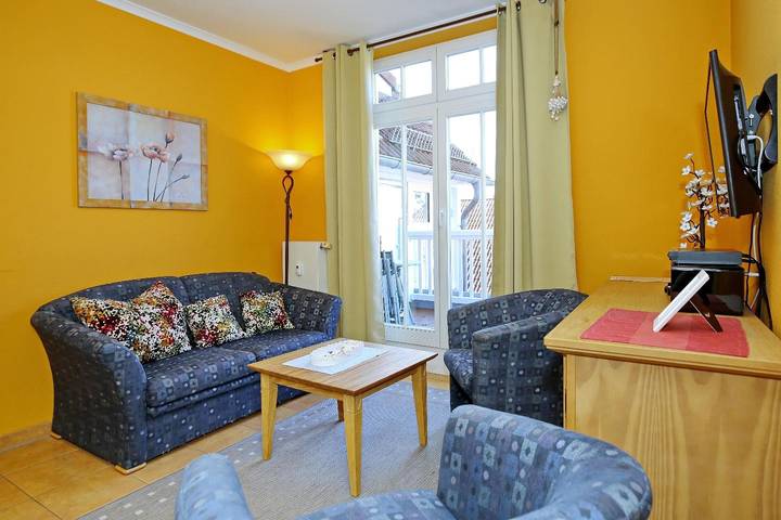 Vakantiewoning voor 4 personen, met balkon en sauna in Kühlungsborn