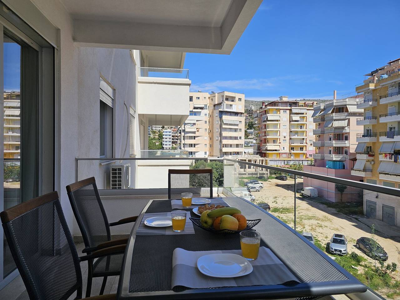 Cały apartament, Apartament wakacyjny dla 3 osób z balkon in Saranda, Wlora