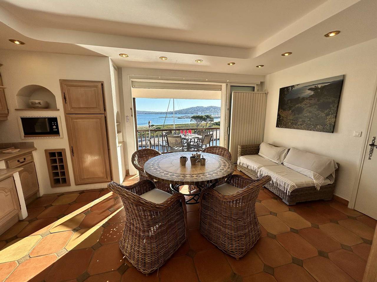 Geheel appartement, 3-Room Apartment in Port Grimaud Ii with Sea View and Wi-Fi in Port Grimaud, Grimaud