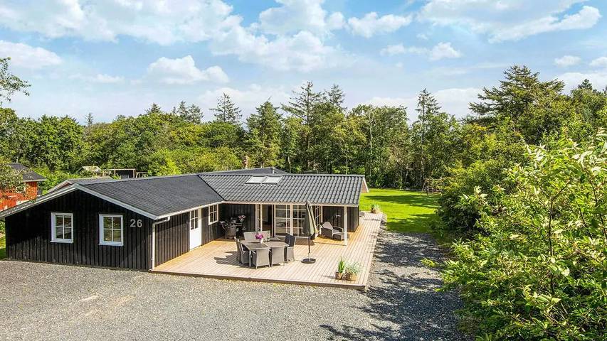 Ferienhaus für 9 Personen, mit Whirlpool und Pool in Filsø See