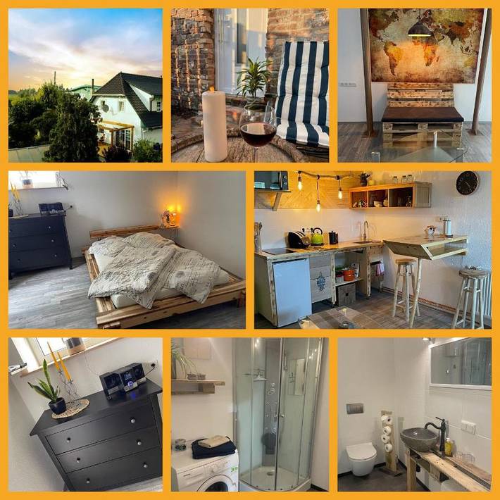 Ferienwohnung für 2 Personen, mit Balkon und Terrasse sowie Garten und Pool in Loitz