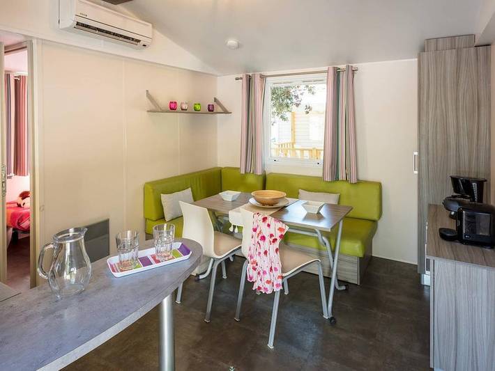 Camping Ca' Savio  - Mobilheim 6 personen - Mobilheim | Comfort | 2 Zi. | 4/6 Pers. | Erhöhte Terrasse | Klim. in Punta Sabbioni, Cavallino-Treporti