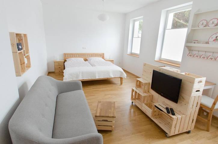 Ferienwohnung für 2 Personen, mit Ausblick in Kulkwitzer See