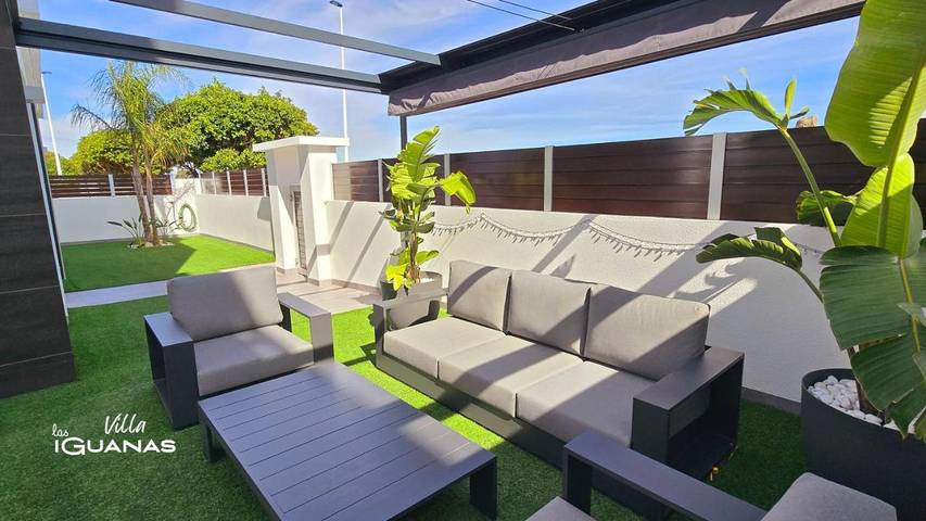 Casa rural para 6 personas, con vistas además de piscina y jardín en Santa Pola - 4