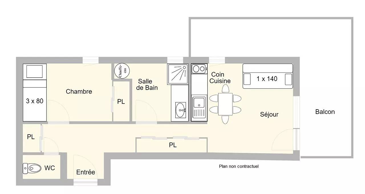 Appartement entier, Appartement 2 pièces Les Saisies 5 personnes in Les Saisies, Région d'Albertville