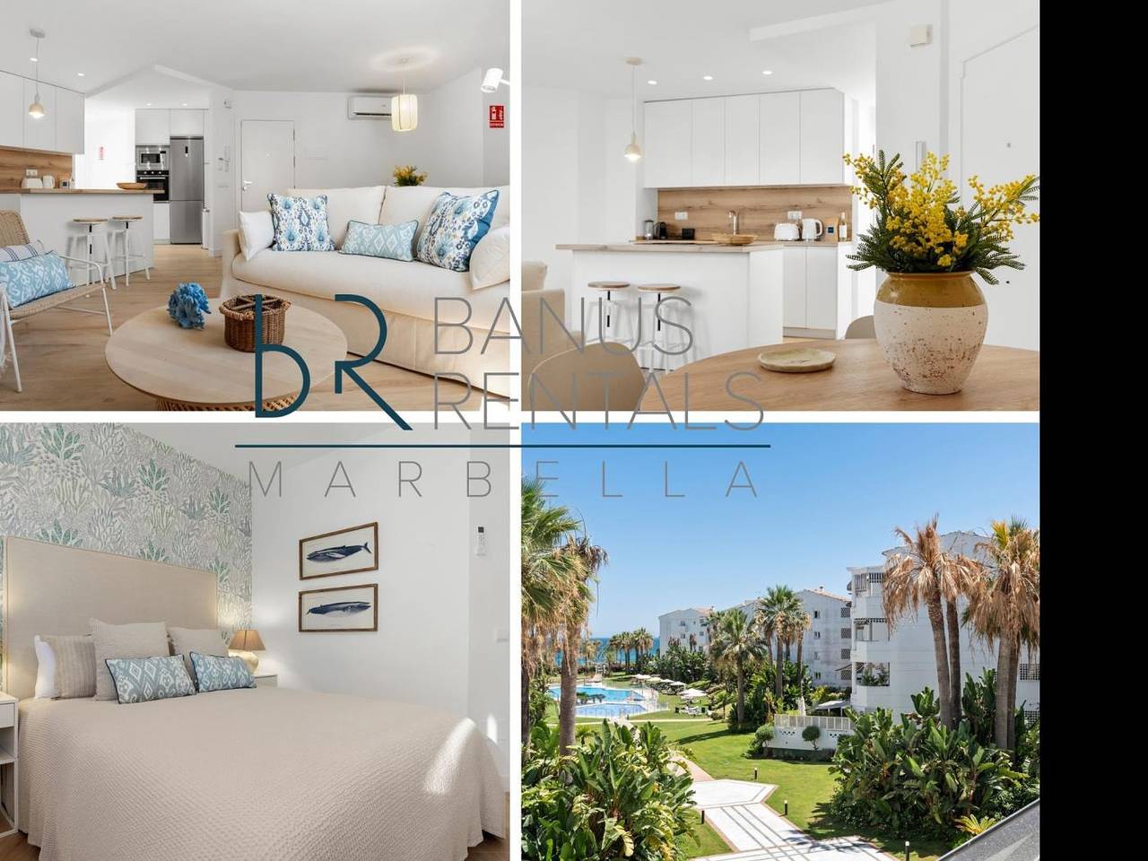 Hel ferieleilighet, Ferieleilighet for 4 personer med badebasseng in Marbella West, Marbella