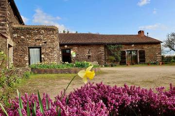 Gîte pour 9 personnes, avec jardin à La Tardière