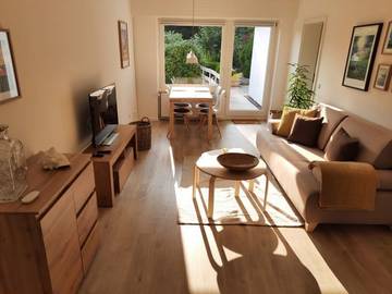 Ferienwohnung für 4 Personen, mit Sauna und Terrasse sowie Garten, mit Haustier in Malente