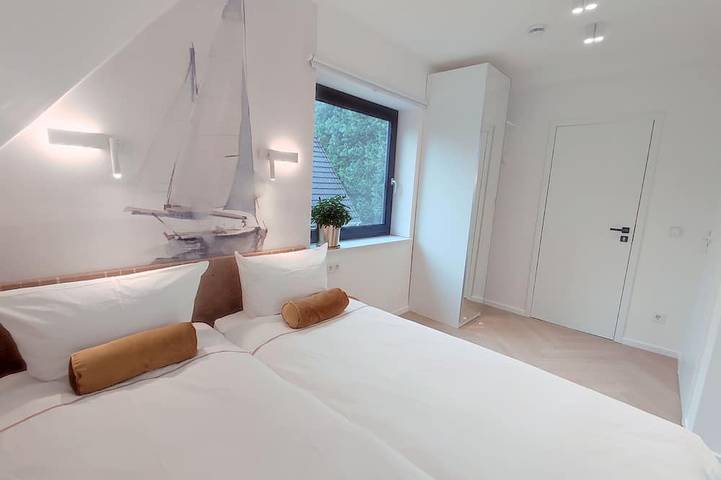 Ferienwohnung für 3 Personen, mit Balkon und Garten in Hamburg