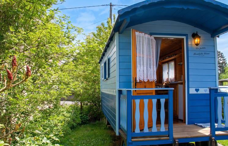 Bungalow für 2 Personen, mit Balkon/Terrasse und Garten in Belgien