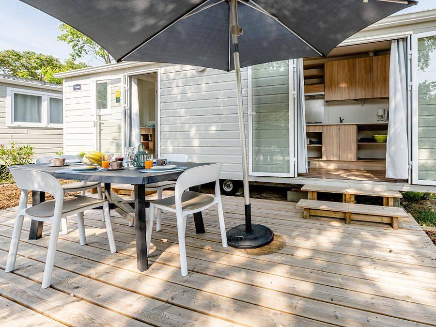 Camping Les Carrelets de Soulac - Mobilhome 4 personas - Cottage Cordouan 3 Piezas 4 Personas Aire Acondicionado + Tv in Soulac-sur-Mer, Lesparre-Médoc region