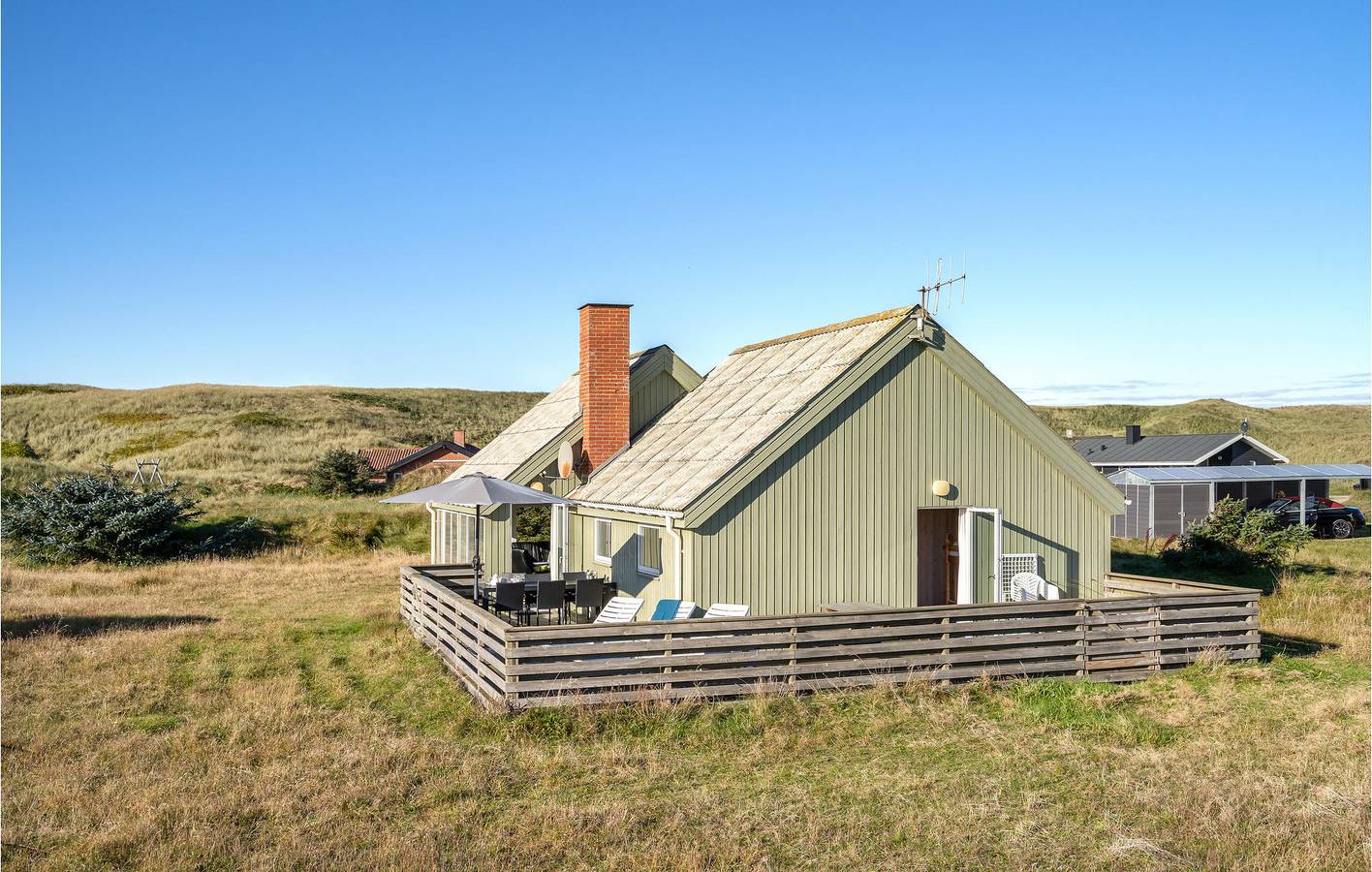Ferienhaus für 6 Personen mit Terrasse in Årgab, Holmsland Klit