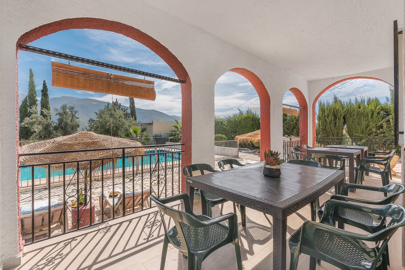 Finca 'Ana - Cortijo Puerta' mit privatem Pool, Wi-Fi und Klimaanlage in Órgiva, Granada Provinz