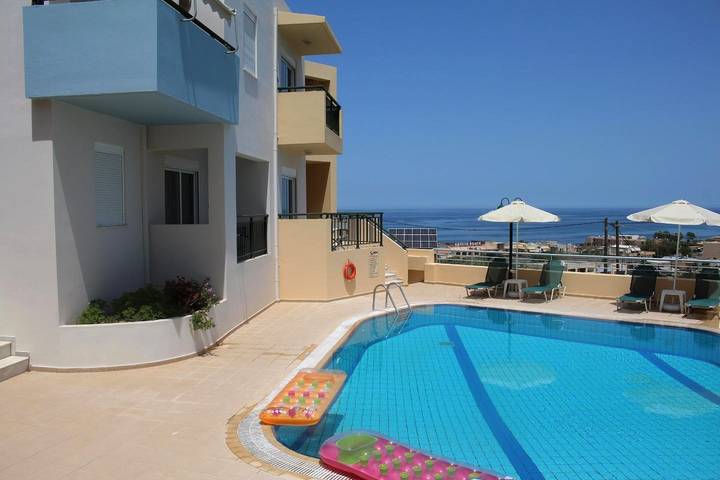 Ferienwohnung für 6 Personen, mit Balkon und Terrasse sowie Garten und Pool in Rethymno und Umgebung - 4