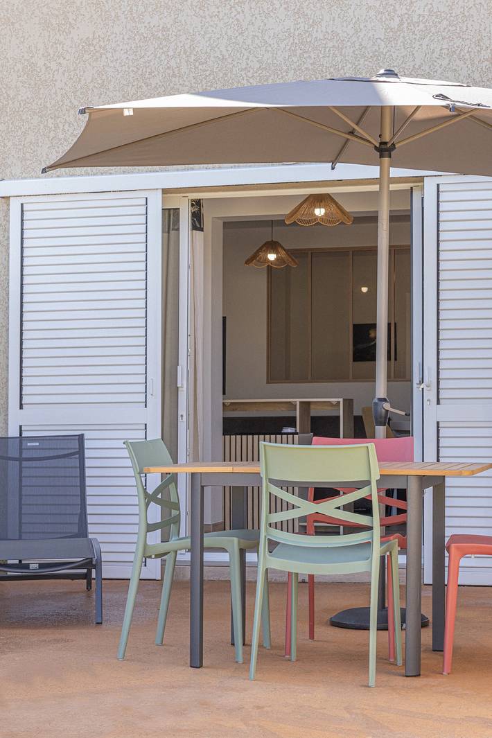 Appartement de vacances pour 2 personnes, avec jardin