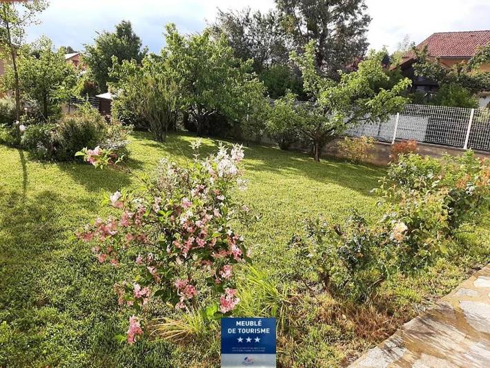 Appartement de vacances pour 4 personnes, avec jardin