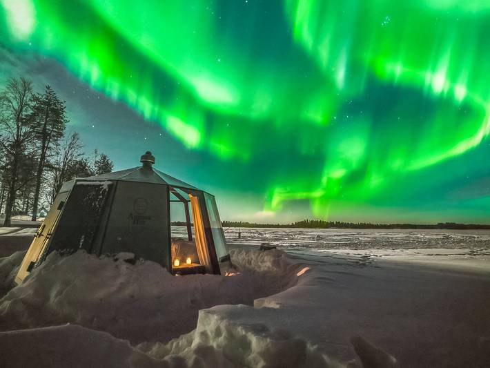 Lystikämän elämys in Rovaniemi, Lappland