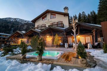 Hôtel pour 3 personnes, avec vue ainsi que sauna et jardin à Champoluc