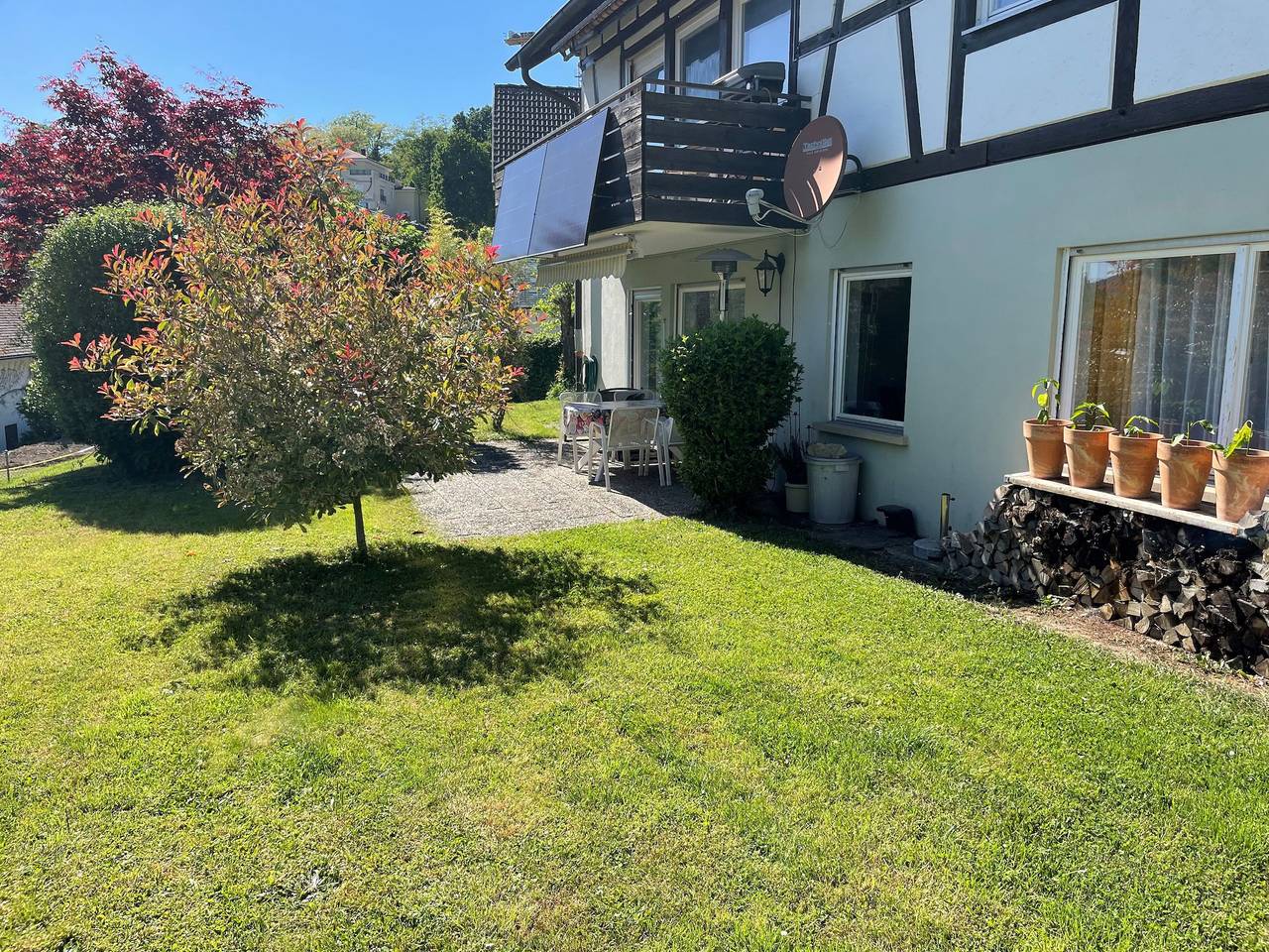 Ganze Ferienwohnung, Casa Nic - 2-Zimmer-Fewo, sep. Küche, Terrasse, 65 qm in Hemmenhofen, Gaienhofen