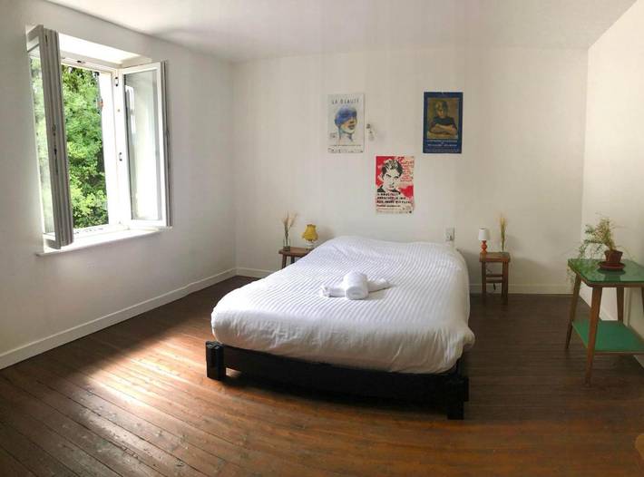 Appartement de vacances pour 2 personnes, avec jardin et vue, animaux acceptés