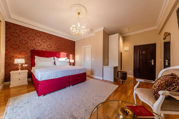 Ferienhaus für 2 Personen, mit Balkon und Terrasse sowie Garten