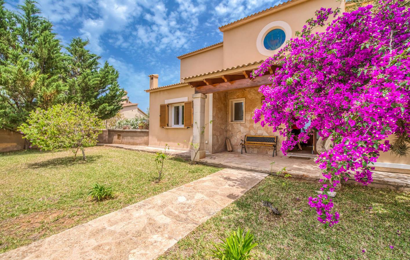 Gemütlicher Rückzugsort mit Pool und Terrasse 2 km vom Strand Arenal dels Homes entfernt in Portocolom, Felanitx
