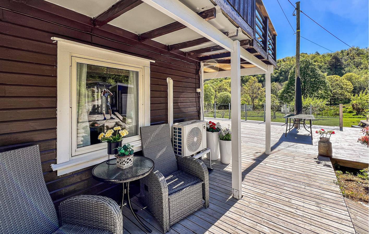 Ferienhaus für 8 Personen mit Garten in Farsund