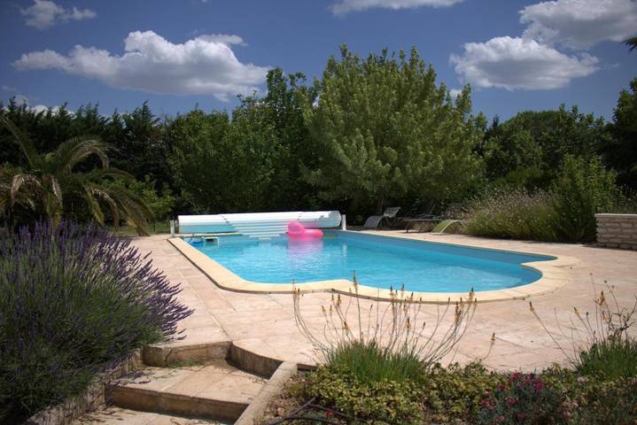 Maison de vacances pour 4 personnes, avec piscine ainsi que vue et jardin