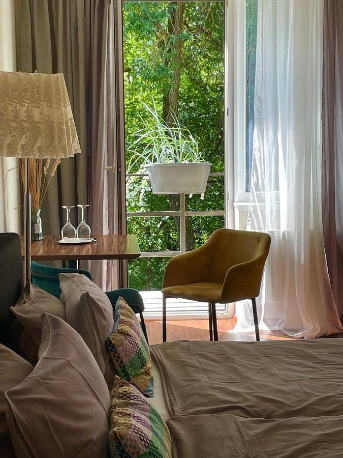 Bed & breakfast dla 4 osób, z Balkon i Taras w Kłajpeda
