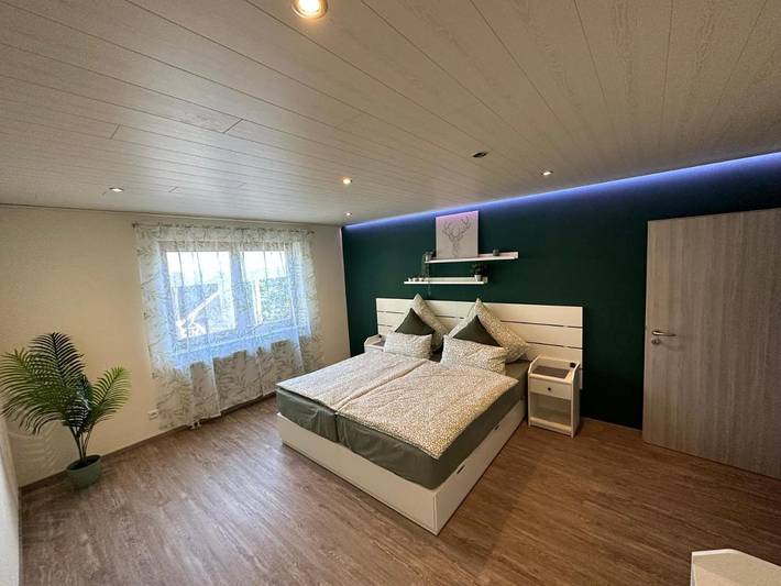 Ferienwohnung für 4 Personen, mit Terrasse und Garten sowie Ausblick in Blumberg
