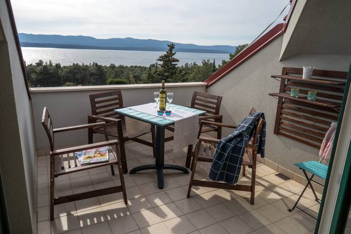 Apartament wakacyjny dla 6 osób, z balkon, Dla rodziny w Bol